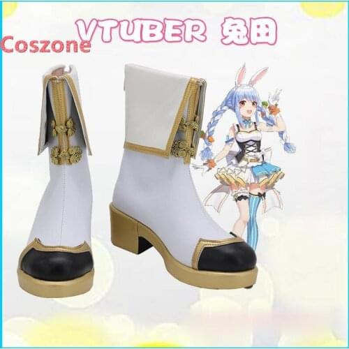 Vtuber Peko Cosplay Shoes Boots Halloween Carnival Cosplay Costume Accessories