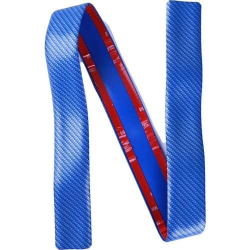 Blue Car Door Bumper Strip High Quality Car Door Styling Mouldings Creative Car Exterior Accessories