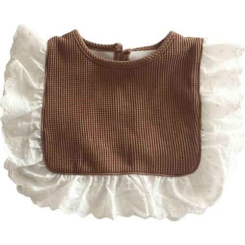 Baby Infants Feeding Bibs Soft Cotton Saliva Towel Toddler Newborn Drool Burp Cloth Shower Gifts A5YC