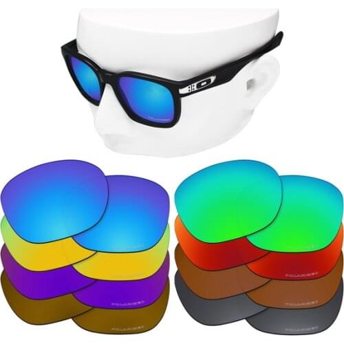 OOWLIT Anti-Scratch Replacement Lenses for-Oakley Garage Rock OO9175 Etched Polarized Sunglasses