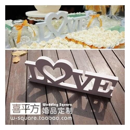 Wedding Big Size LOVE Photographic background Stereo White LOVE Letters Wedding Party Props 30*12 CM Home Decor Accessory