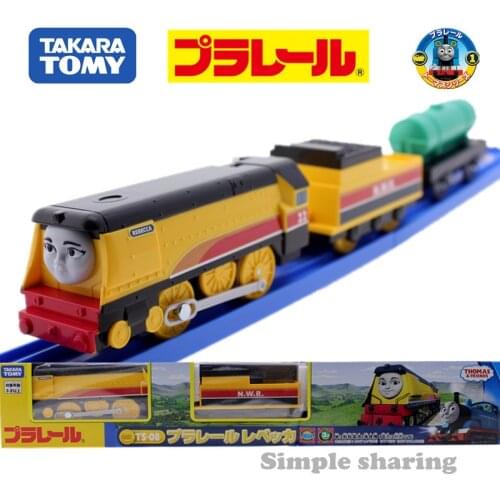 TAKARA TOMY Tomica TS08 Rebecca The Tank Engine Model Kit Hot Pop Baby Toys Funny Diecast Miniature Plarail Train Bauble