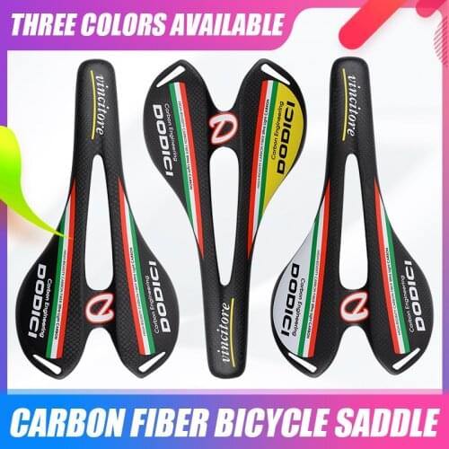 Ultra-light Full Carbon Fiber Hollow Bicycle Seat 3k Matt Road Mountain Bike Saddle Bicycle Accessories Cycling Equipment