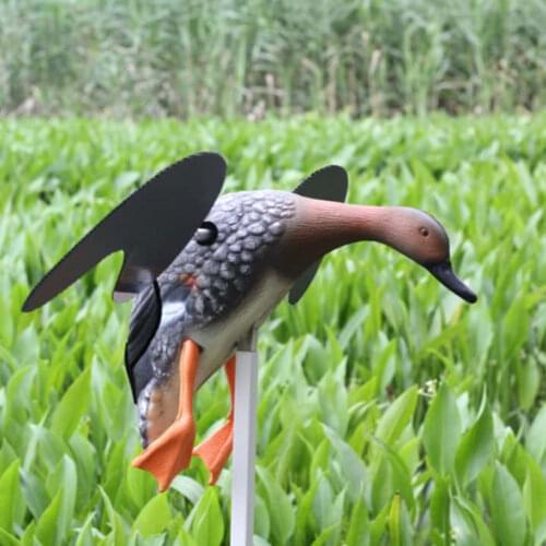 1 Piece Electric Fly Duck Decoy Fly Duck Mallard Decoy with Support Foot for Hunting Shooting Remote Control