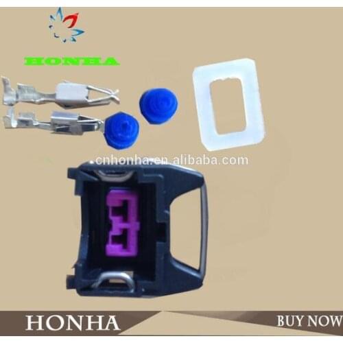 10pcs/lot EV1 Auto Fuel Injector Connector Plug 443 906 232 443906232