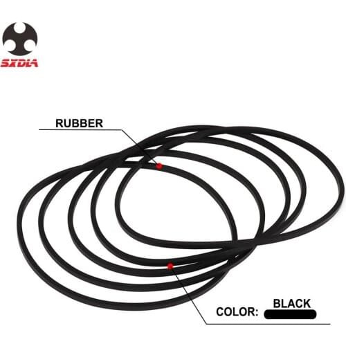 5pcs Motorcycle Black Rubber Clutch Seal Gasket O-Ring Replacement Derby Gasket Kits For Harley Sportster 883 1200