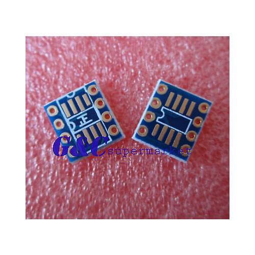 50PCS SOP8 /TSSOP8 TO DIP8 Pinboard SMD to DIP Adapter For AD797 OPA627