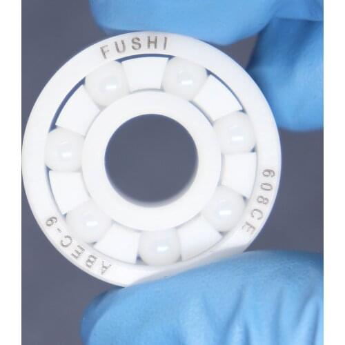 608 Full Ceramic Bearing ( 2 PC ) 8*22*7 mm ZrO2 Material 608CE All Zirconia Ceramic Ball Bearings