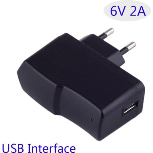 6V 2A Power Adapter AC 6V2A Warm Shoes Charger Switching Power Supply Universal USB Interface EU US Plug