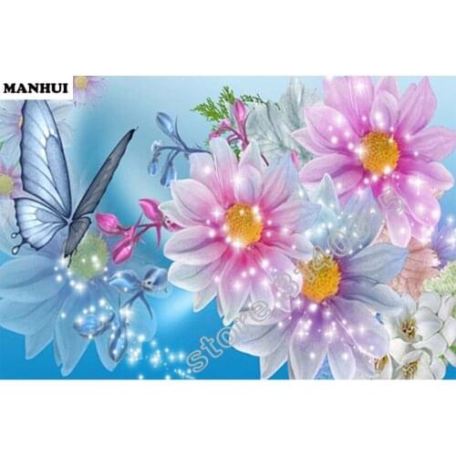 Diamond painting Butterfly love flower cross stitch Needlework 5D Spuare diamond embroidery resin diamond picture mosaic BEC104