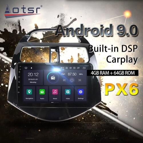 For Chevrolet Spark 2010-2014 Car Multimedia Radio Player Stereo 2 din Android 9 DSP 9“ IPS Screen Audio GPS Navi WIFI head unit