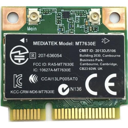 MT7630E Wireless 150Mbps 802.11BGN Network Mini PCI-E Adapter SPS:710418-001 Laptop Wifi Card for Pavilion m4 m6 envy14 16