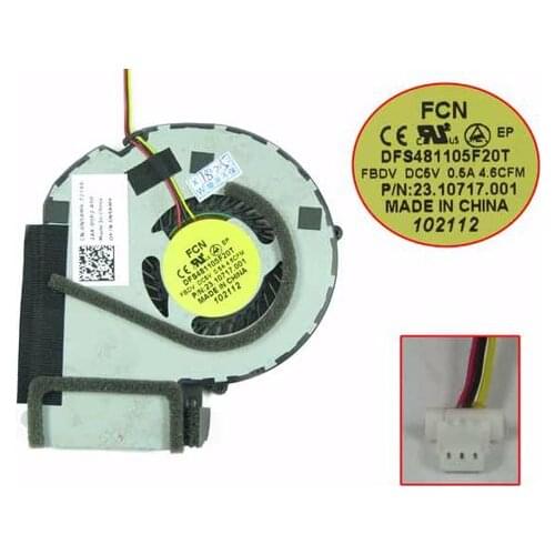 FCN DFS481105F20T FBDV N5RM9 0N5RM9 DC 5V 0.5A Server Laptop Cooling Fan
