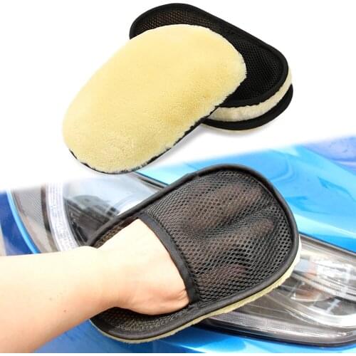 Car cleaning gloves for SsangYong Actyon Turismo Rodius Rexton Korando For KIA RIO Ceed For VW Golf