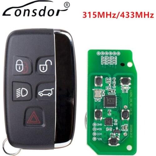 Pre-order Lonsdor Specific Smart Key 315/433MHz for Land Rover Sport Evoque Vogue Range Rover for Jaguar XJ Xe XF 2015-2018