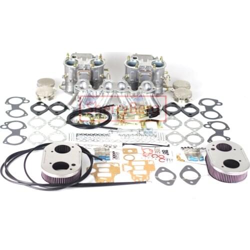 SherryBerg Twin Carb Kit FOR VW GOLF/POLO 1.1 / 1.3 Weber MK2 40mm 2 40DCOE Carburetors + Air Filters + MANIFOLD + Set Linkage