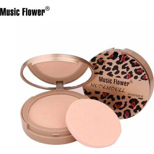 Music Flower Double Repair Concealer Powder Makeup, Moisturizing, Brightening, Foundation Repair, Instant Sale Cosmetic Gift