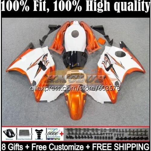 Injection Body For HONDA CBR 600F3 CBR600FS CBR600F3 11CL.53 CBR600 F3 95 96 CBR 600 CC FS F3 1995 1996 OEM Fairing Orange white
