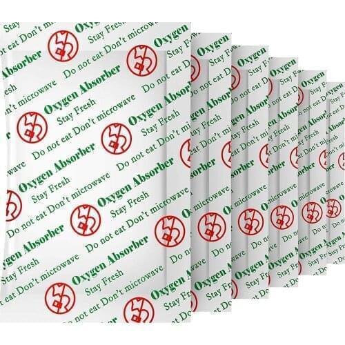 Food Safe 500cc (50Packets)Oxygen Obsorber Packets for Food