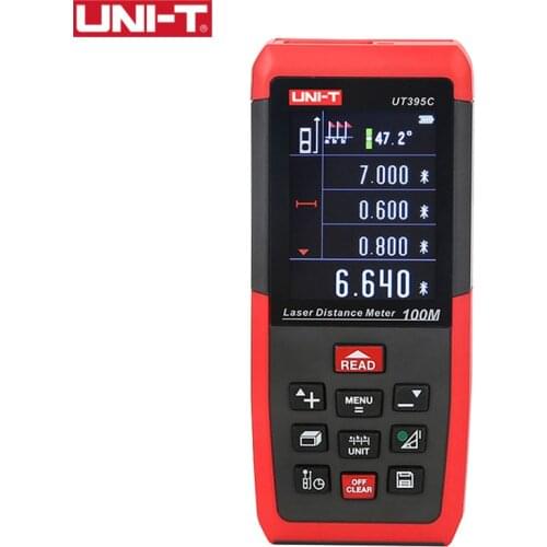 UNI-T UT395C Laser Distance Meters 100m Range Finder with 2MP Lens Rangefinder Best Accuracy 2mm USB Data Export PC Software