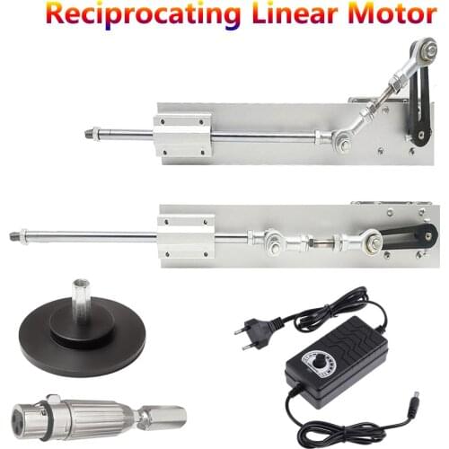 Reciprocating Linear Motor With RF Remote Control Speed Control Power Supply DC Linearly Motor Telescopic Linear Actuator