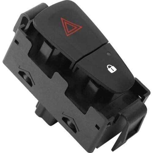 Warning Switch Hazard Button Warning Indicator Flasher Light Switch Fit for Renault Megane MK 252100502R