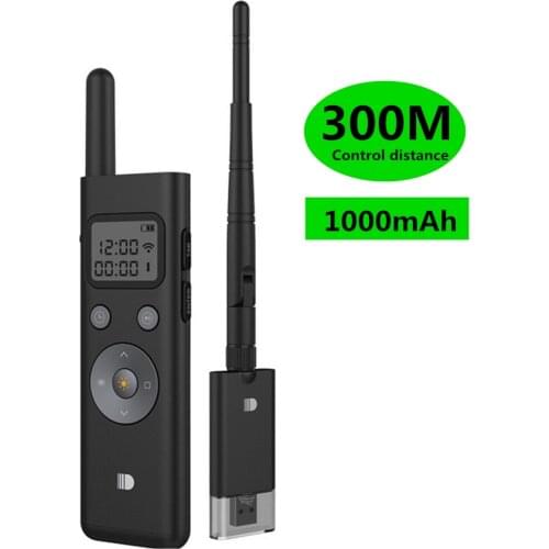 300M Long distance Wireless Powerpoint Presentation PPT Pen Pointer Clicker Presenter LCD display Green Light RF Remote Control