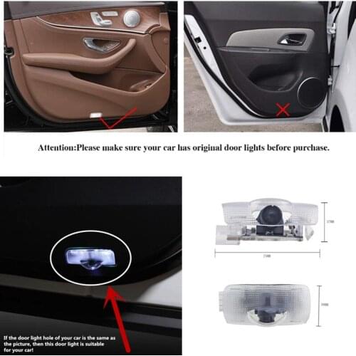 LED Car Door Logo Projector Light Accessories For LEXUS RX ES GX LS LX IS IS200 IS250 IS300 IS350 ES330 ES350 GX470 GX460 Series