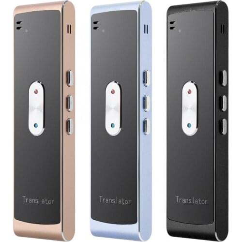T8S Portable Intelligent Translator Multi Language Two-Way Real Time Voice Text Translation Pocket Device Wireless Bluetooth T8S