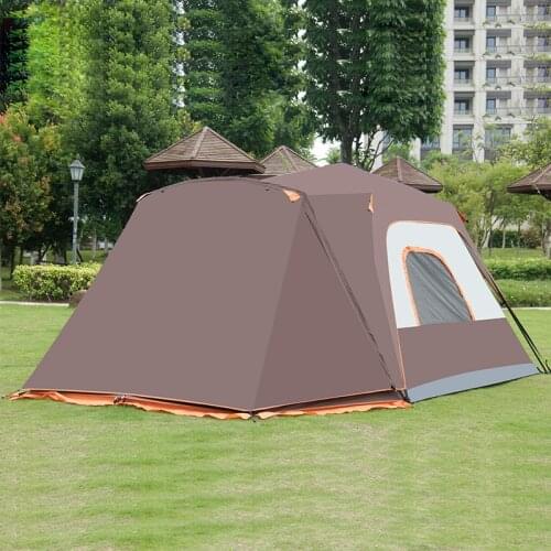 New Outdoor 5-8 People Quick Open Tents Outdoor Camping Thickening Rainproof Fully Automatic Family Tourist Outdoor Camping Tent