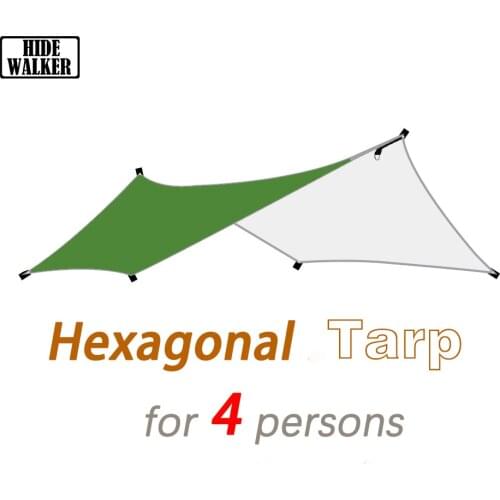 Hexagon Pool Shade Sail Outdoor Waterproof Sun Shelter for Tourism Picnic Sunshade Canopy Camping Awning Pergola Tarp Tent