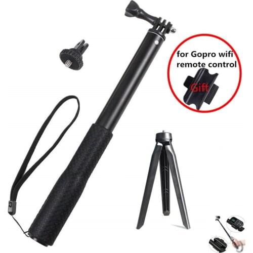 Aluminum Rubber Waterproof Selfie Stick,Extendable Handheld Monopod Adjustable Tripod for Gopro Hero 7 6 5 4 & YI 4K for DJI SJ