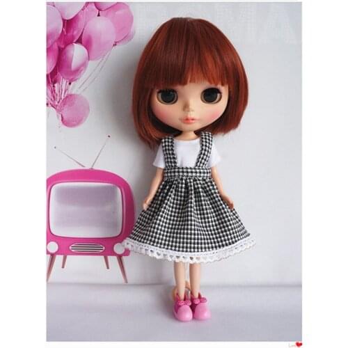 [wamami] 92# Cute Handmade School Gray Dress For Pullip Babydoll