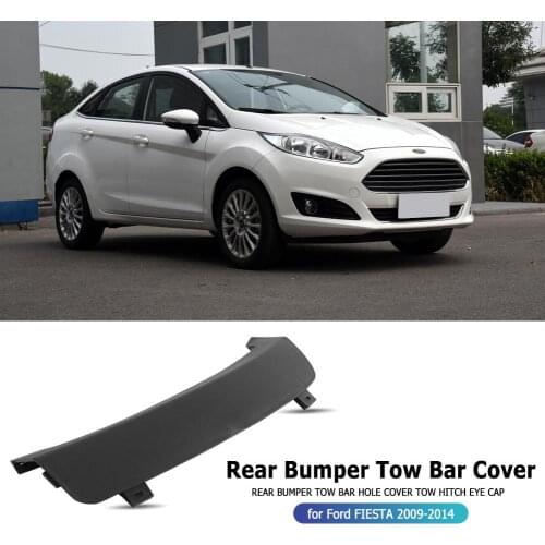 1pcs ABS Rear Bumper Tow Towing Eye Hook Cover Cap for Ford FIESTA 2009 2010 2011 2013 2014 8A61-17K922 Car Accessories