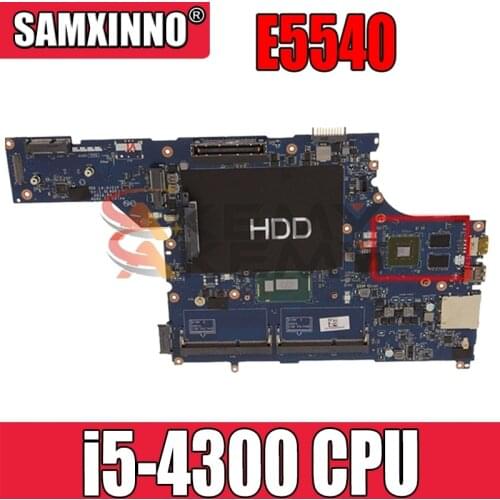 100% working for dell e5540 motherboard 09VV3C VAW50 LA-A101P mainboard with i5-4300 on-board fully tested