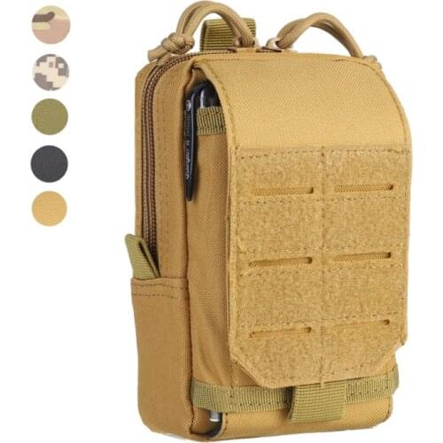 1000D Tactical Molle Pouch Military Waist Bag Outdoor Men EDC Tool Bag Vest Pack Purse Mobile Phone Bag Case Hunting Compact Bag