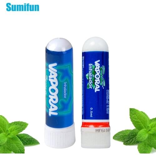 2 Types Mint Nasal Inhaler Original Rhinitis Cream Essential Oils Nose Itching Headache Relieve Refresh Ointment