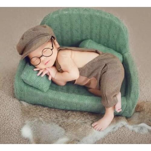 4 Pcs/set Baby Chair Newborn Photography Props Baby Posing Sofa Pillow Set Chair Decoration Infant Photo Shooting Accessories