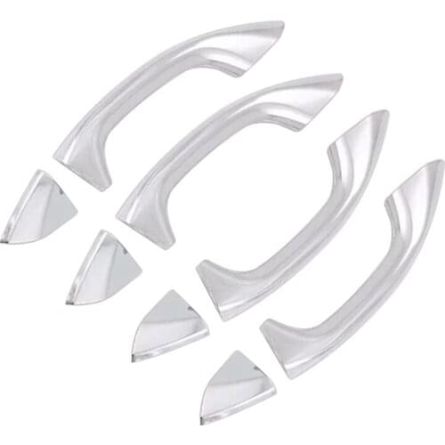 Car Exterior Door Handle Cover Trim ABS Sticker Decoration Accessories for A6 2019 2020 2021