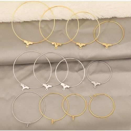 HAOSAW Jewelry Accessories/DIY Making/Cooper Materials/Earring Part/Genuine Gold Plating/Hand Made/Jewelry Findings & Components