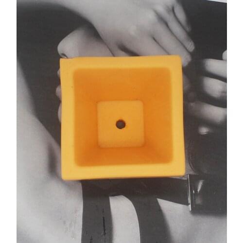 C1324 scented diffused gypsum flower pot potted mold scented candle cup candlestick decoration silicone mould