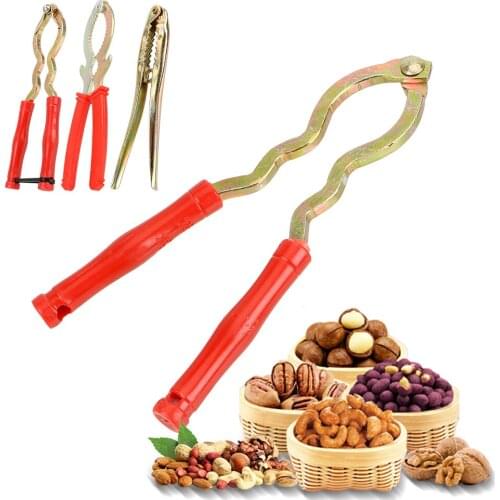 Multi-Function Walnut Clip Metal Nut Shell Tools Plier Hazelnut Home Use Walnut Sheller Almond Pecan Nutcracker