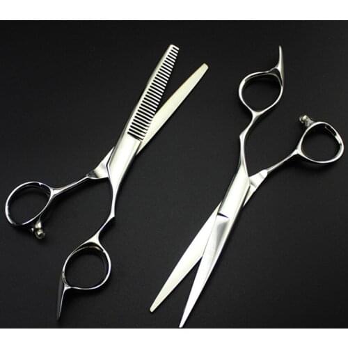 6 inch shears set cheap hair scissors hairdressing scissors barber ciseaux coiffure tijeras hot japanese haircutting shears