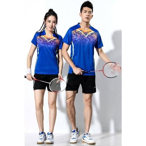 New Tennis Shirts Femal / Male , Badminton Jersey Skorts , TShirt tennis Girls , Table tennis Clothing , Ping Pong Shorts Purple