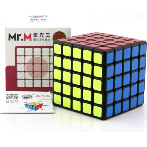 Original High Quality ShengShou Mr.M 5x5x5 Magnetic Magic Cube SengSo 5x5 Speed Puzzle Christmas Gift Ideas Toys For Children