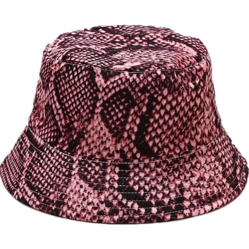 Print Cotton Bucket Hat Fisherman Hat Outdoor Travel Hat Sun Cap Hats for Men and Women 121