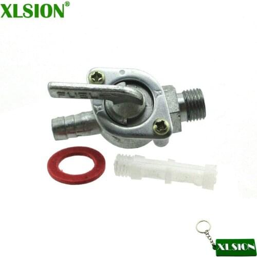 XLSION Gas Fuel Tank Switch Valve Petcock Tap For 2 Stroke 49cc 50cc 60cc 66cc 80cc Motorized Bike Bicycle