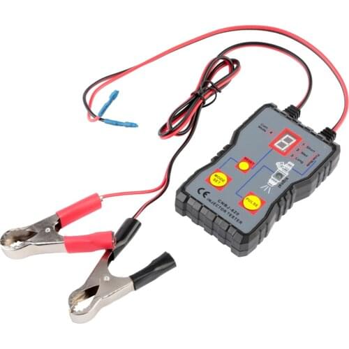Fuel Injector Tester 12V 4 Pulse Modes Handheld Car Vehicle Fuel Pressure System Diagnostic Scan Testing Tool