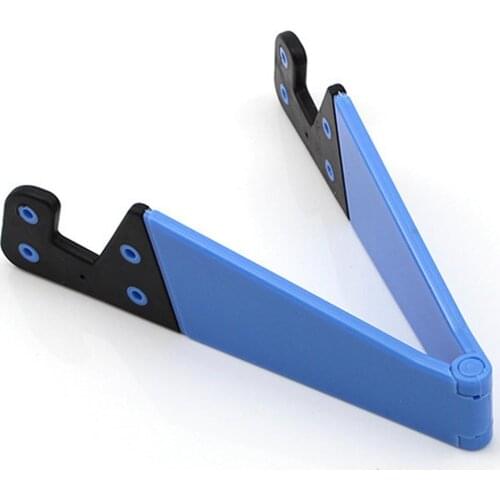 High Quality Universal Foldable Mobile Cell Phone Stand Holder For Smartphone & Tablet PC Multicolor Colorful V Shaped