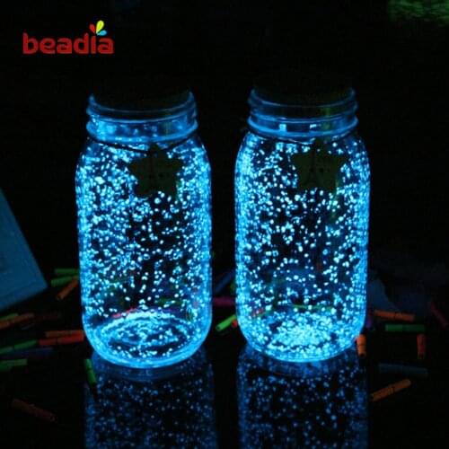 10g/bag Colorful Party DIY Fluorescent Super luminous Particles Glow Pigment Bright Glow Sand Glowing in the Dark Sand